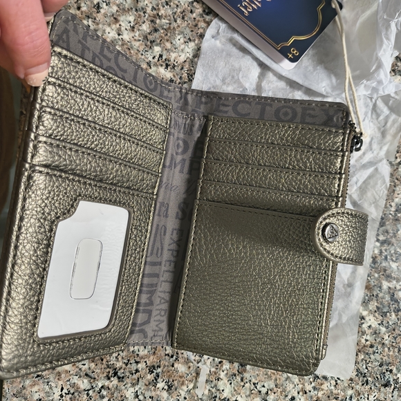 Loungefly Metallic Gray Bag and Wallet Set - Picture 7 of 7